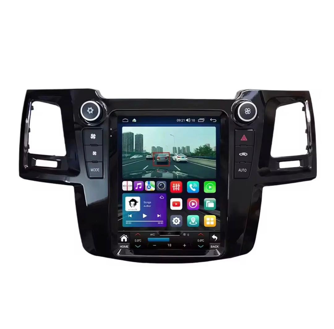 Carplay pour Tesla Style pour Toyota Fortuner Hilux MT Revo 2005 - 2015