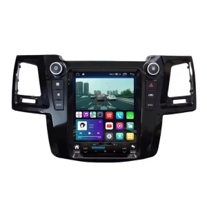 Carplay pour Tesla Style pour Toyota Fortuner Hilux MT Revo 2005 - 2015